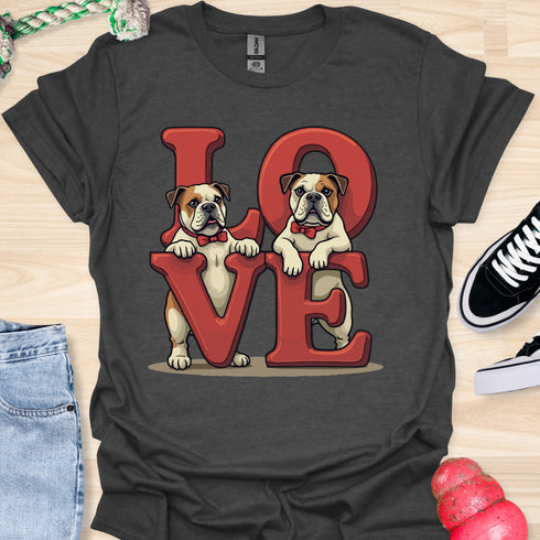 Love is a four legged word - V6 - Standing Duo T-Shirt